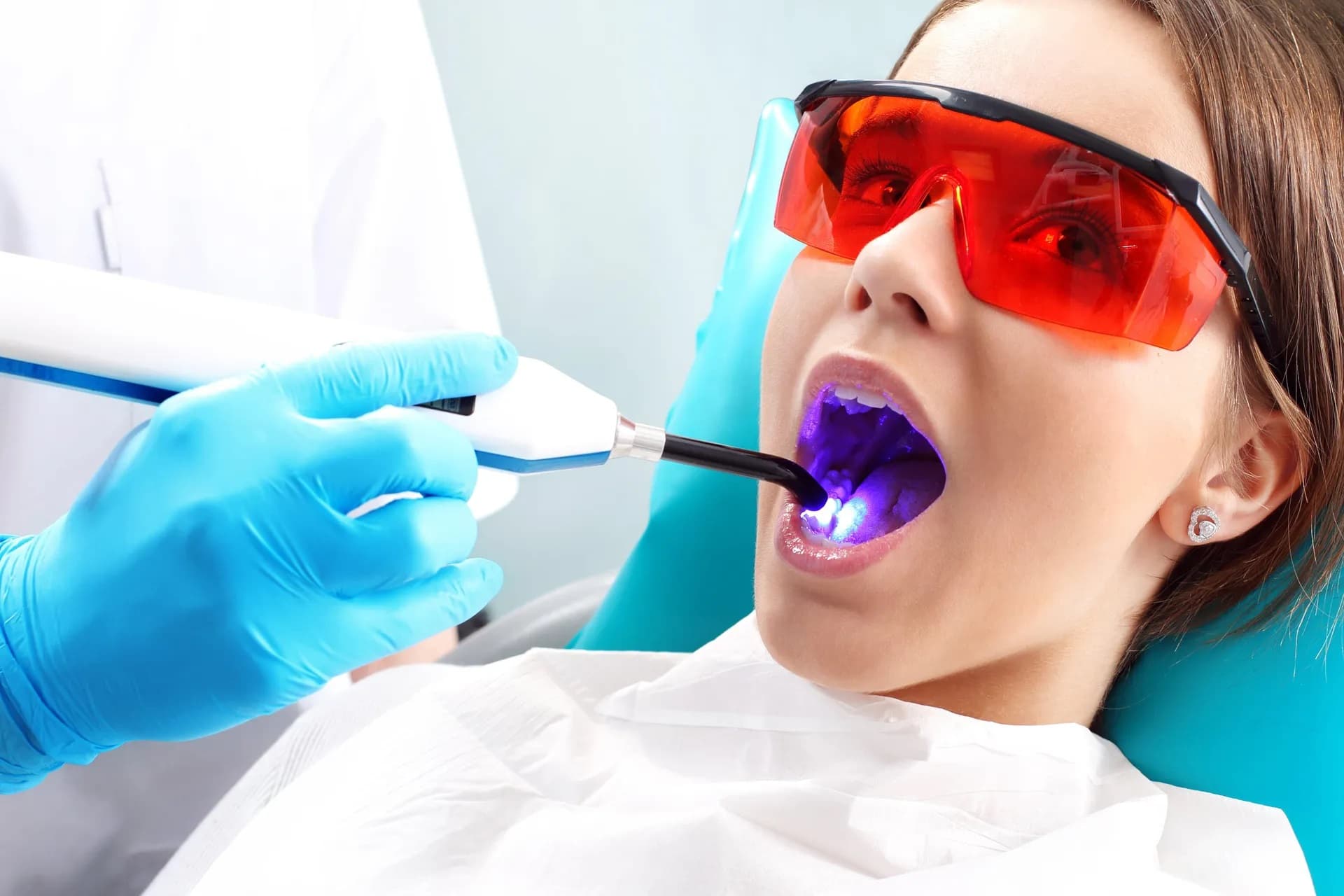 Dental laser used for soft tissue treatment at Dr. Patel Dentistry